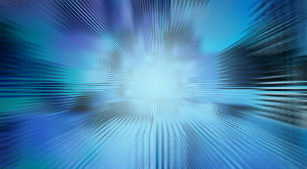 istock Blue lines background for technology concept, abstract background illustration 925264302