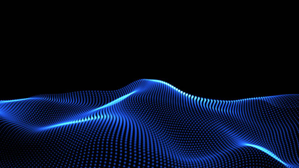 istock Blue lines background for technology concept, abstract background illustration 925264388