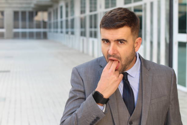 istock Fed-up business ready to puke 925266784