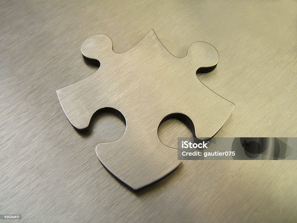 Acier puzzle - Photo de Abstrait libre de droits