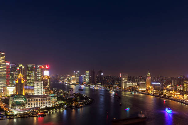 istock Shanghai Skyline at night 925269198