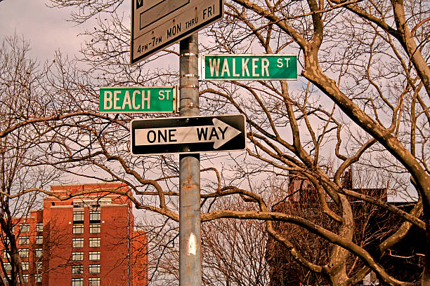 istock One way street with two names 92527035