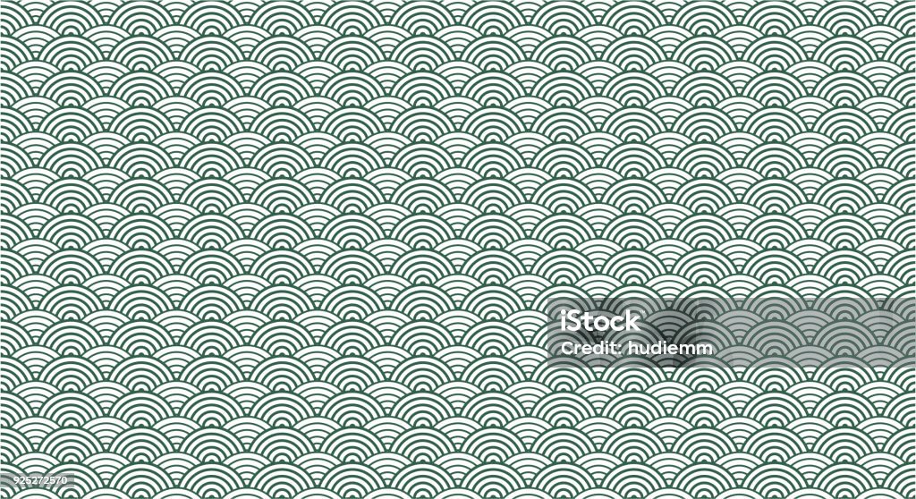 Vector Chinese traditional wave pattern background Pattern stock vector