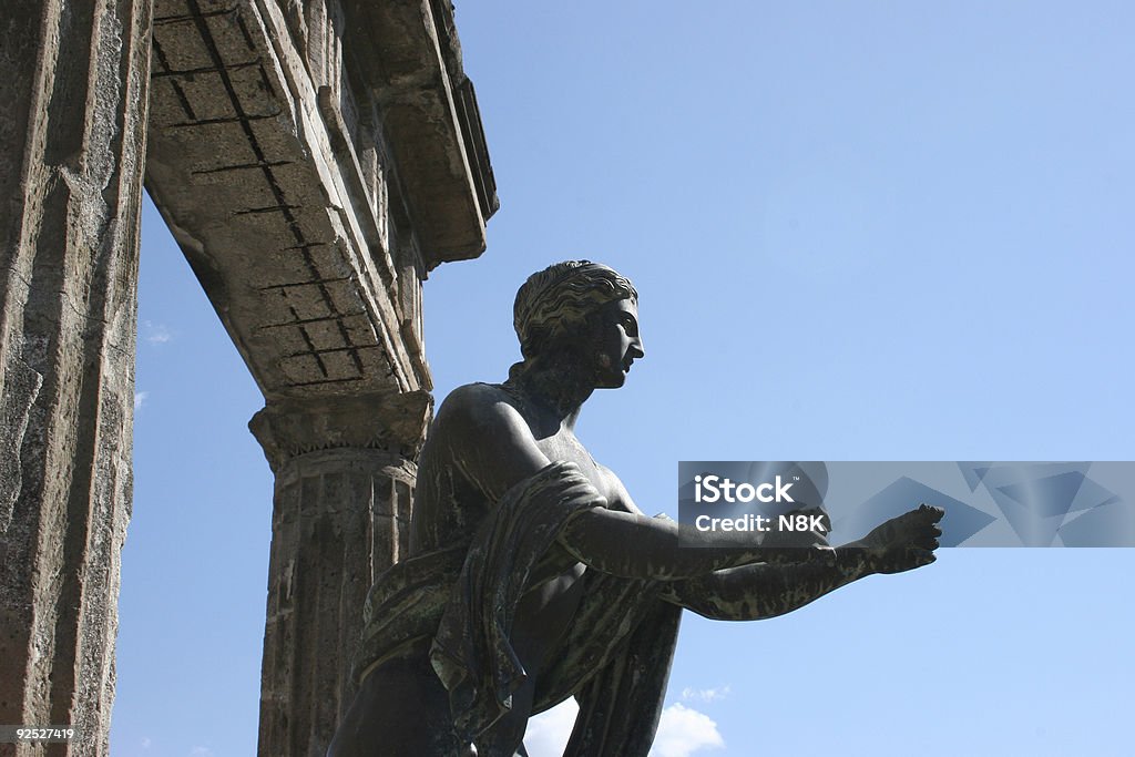 Statue von Pompeji 2 - Lizenzfrei Alt Stock-Foto