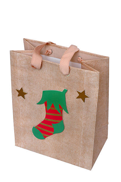 istock Christmas paper bag 92527483