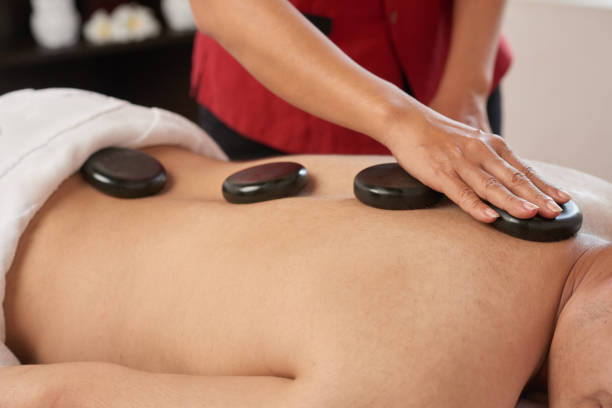 istock Receiving Massage with Hot Stones 925277418