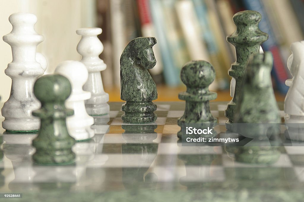 Шахматная игра - Стоковые фото Без людей роялти-фри