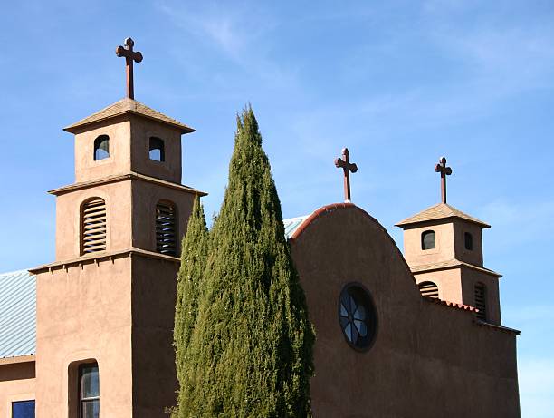 istock Southwestern style church facade 92528497