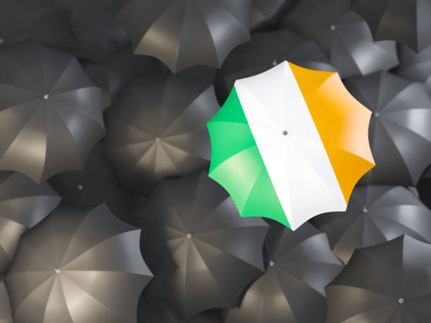 istock Umbrella with flag of ireland 925288068