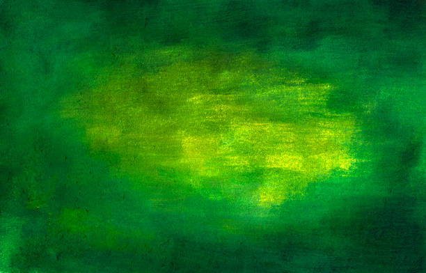 istock Yellow-green grunge in watercolor 925288296