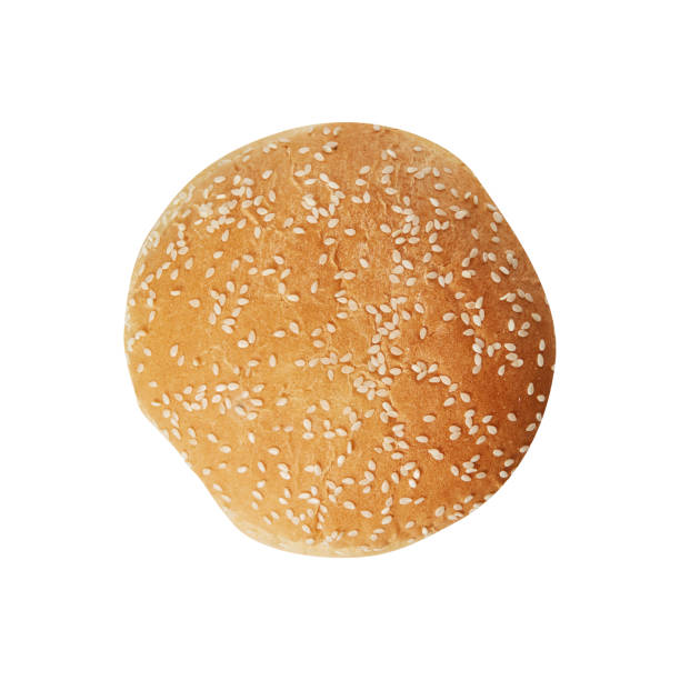 istock Bread. Burger burger. Round. For cooking. Cut. For your design. 925294978