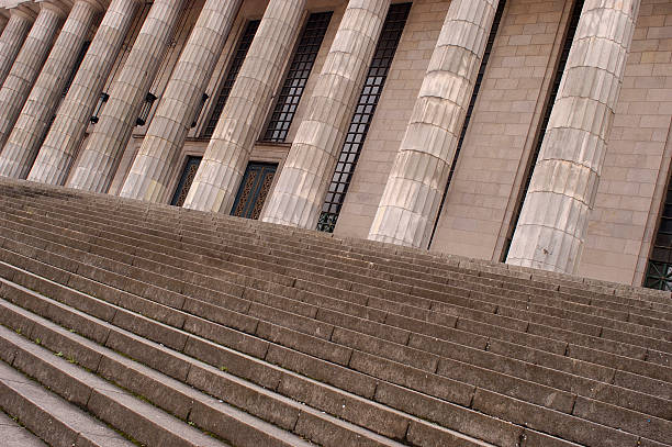 istock Stairs and columns law building 92530006