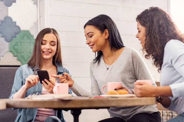 istock Glad three friends discussing boyfriend 925309130
