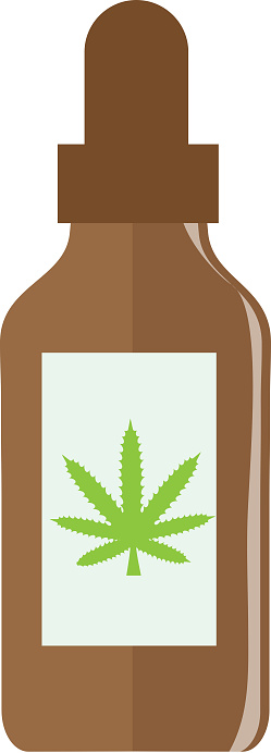 Medical marijuana oil dropper