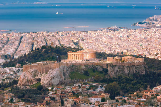 istock Acropolis Hill and Parthenon in Athens, Greece 925319966