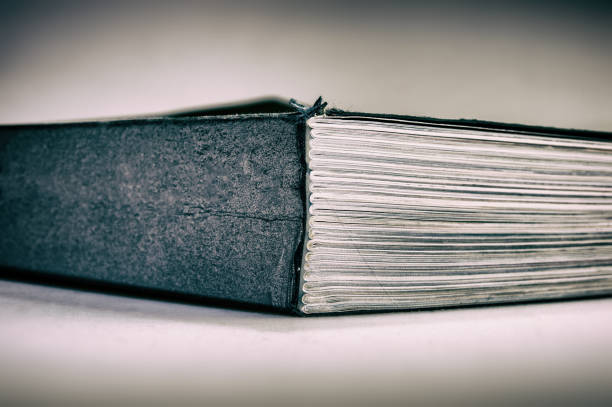 closed book is on the table. Business and education.