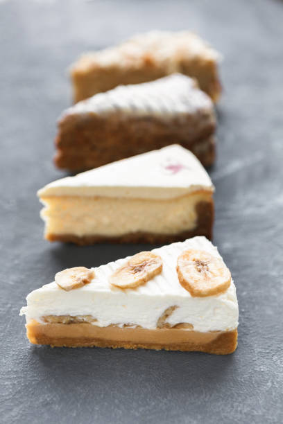 istock Assortment of pieces of cake, copy space 925324806