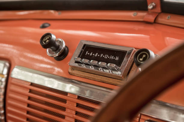 istock Interior of old vintage automobile 925336886