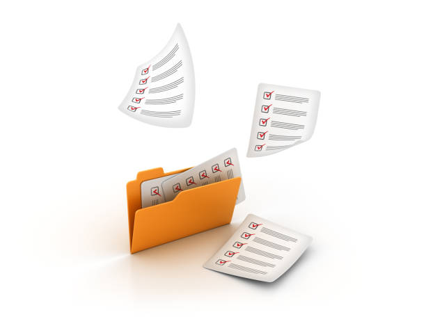 Check Out Folder 270+ Computer Folder With Check Mark 3d Rendering Stock Photos ...