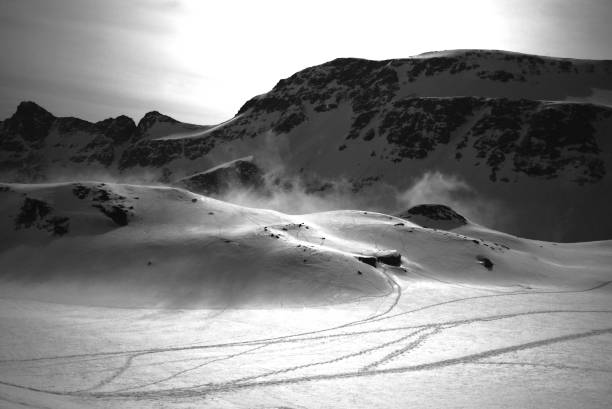 istock Mountains landscape Black and White 925358598