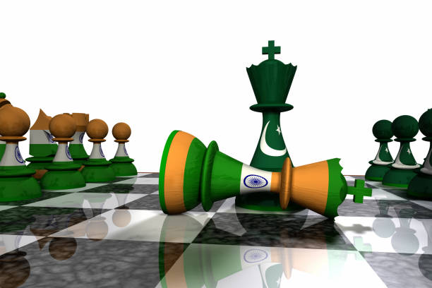 istock India and Pakistan Chess Standoff 925361960