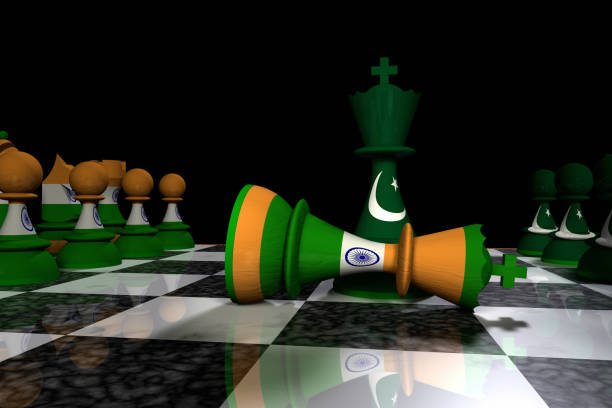 istock India and Pakistan Chess Standoff 925362184