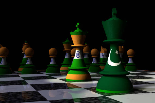 istock India and Pakistan Chess Standoff 925362276