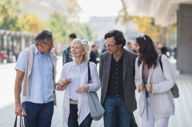 istock Mature couples in the city 925367200