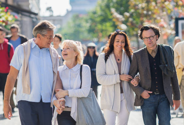 istock Senior couple in the city 925367432