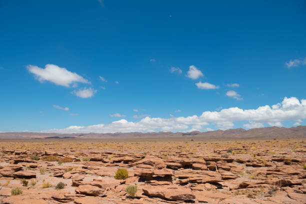 Atacama desert - valley and mountains