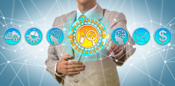 istock Pharma Executive Evaluating Drug Discovery Via AI 925376786