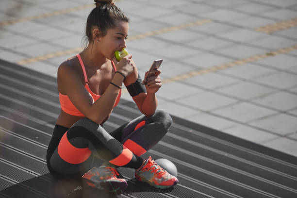 istock Woman resting after exercising. 925377506