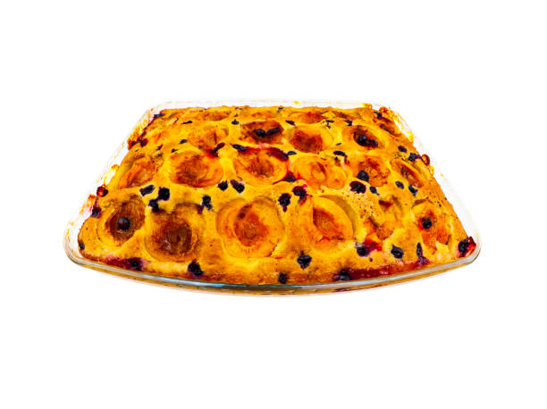 istock Homemade peach pie with blueberries 925380912