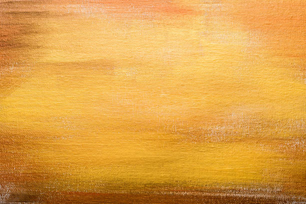 istock Abstract golden painted background, brush strokes 925381518