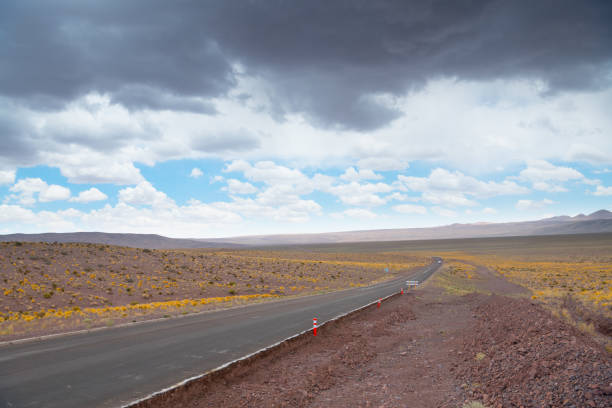Atacama desert - Arcoiris valley and mountains, road
