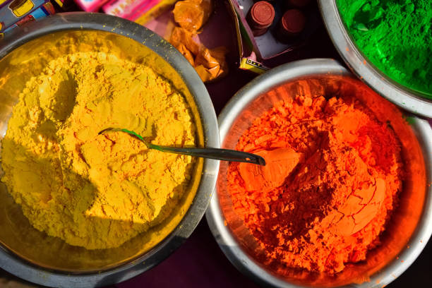 istock Colorful piles of powder 925385374