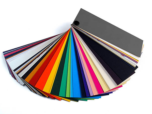 istock Paper samples for business cards 92539328