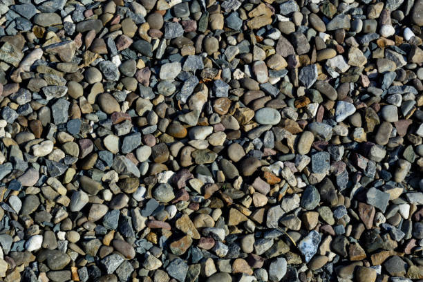 istock Nature background from gray sea pebbles. Texture. 925412426