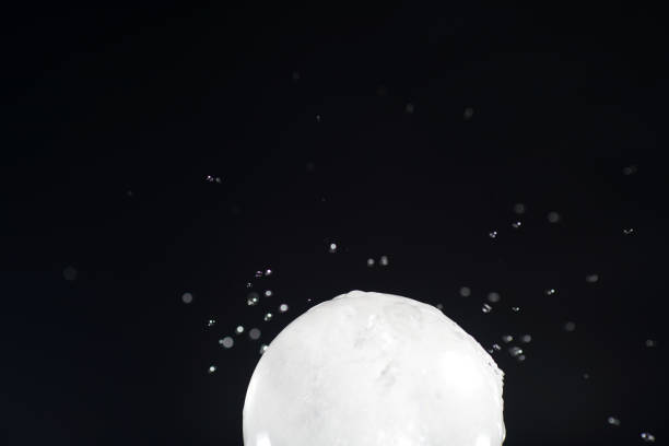 With the high speed photography it is possible to freeze a fraction of a second