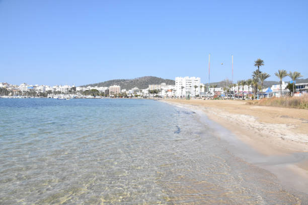 Beach of S'Arenal Ibiza.