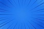 istock Comics rays background with halftones. Vector summer backdrop illustrations 925420310