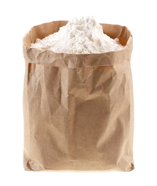 istock flour in Kraft paper-pack without labels 925435878