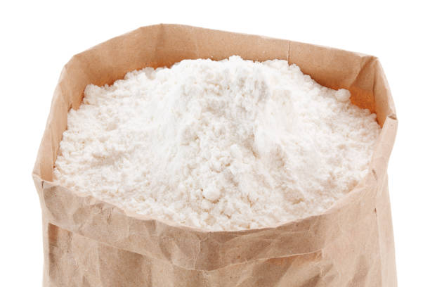 istock flour in Kraft paper-pack without labels 925435936