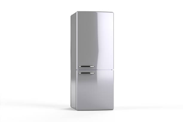 Refrigerator with path stock photo
