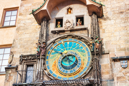 Astronomical Clock in Prague, Czech Republic