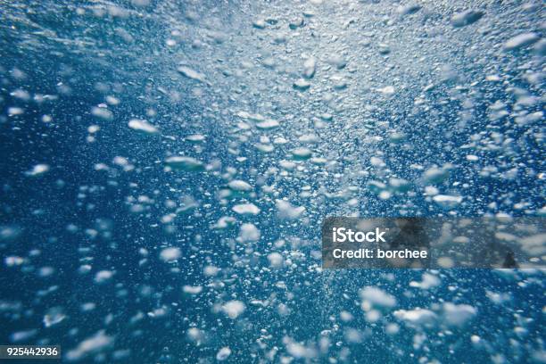 Underwater Bubbles Stock Photo - Download Image Now - Water, Textured, Bubble