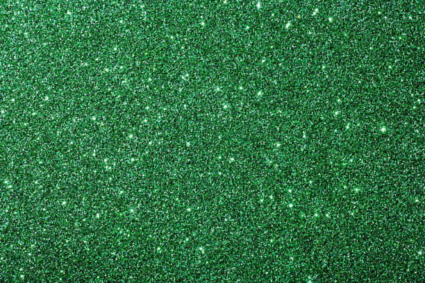 istock Green shiny background green background with sparkles 925444186