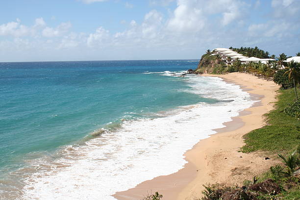 istock Picturesque Bay in Antigua 92546129