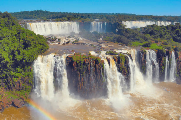 istock Aerial view of Iguazu falls. 925461454