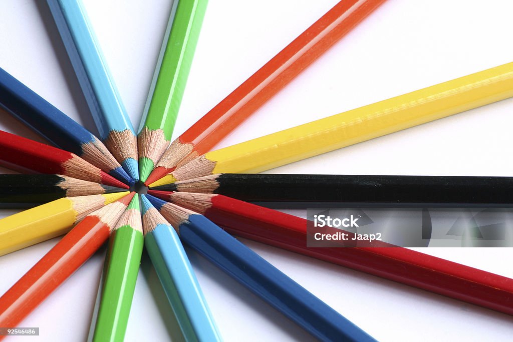 채색기법 연필 (4 - 로열티 프리 0명 스톡 사진